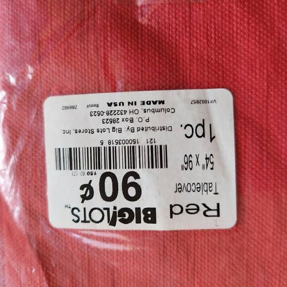 Serviette red green New 7 pieces scalloped hem table linen napkins - Picture 9 of 10